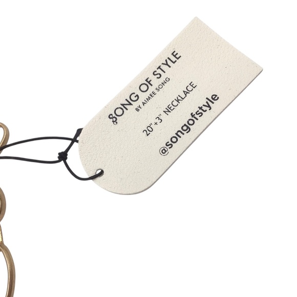 NWT Song of Style Gold Charm Necklace, Boho Talisman Pendant Necklace - Picture 7 of 15